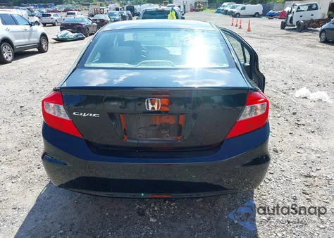 2012 Honda Civic Lx from USA, damaged, VIN 19XFB2F53CE351404